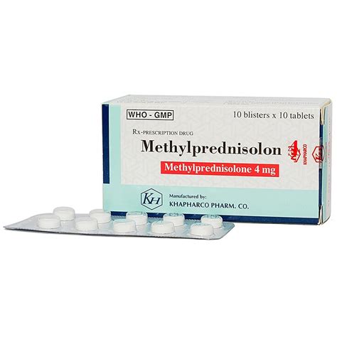 thuốc methylprednisolon 4 | Methylprednisolon 4mg tr Vim khp dng thp