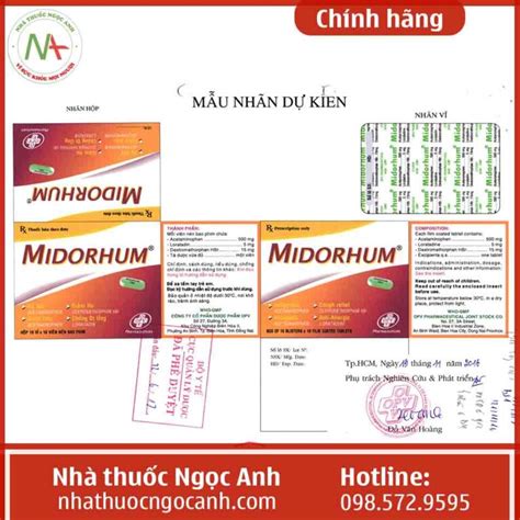 thuốc midorhum | Thuc Midorhum iu tr cc triu chng
