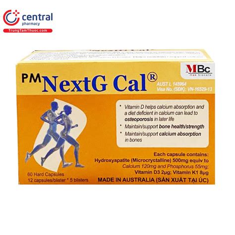 thuốc nextg cal | NextG Cal l thuc g Hng dn