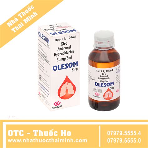 thuốc olesom | Siro Olesom 30mg5ml tan m trong bnh