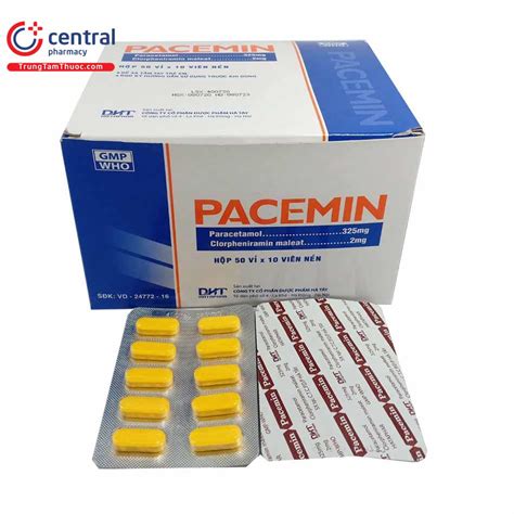 Thuốc Pacemin màu vàng có tác dụng gì & Cách dùng - Hello Bacsi