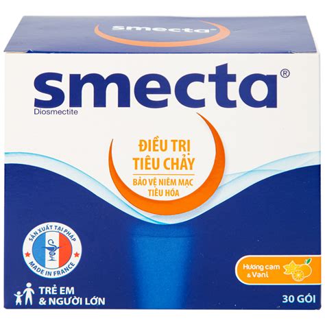 Thuốc Smecta 3g điều trị tiêu chảy (hộp 30 gói) - Long Châu