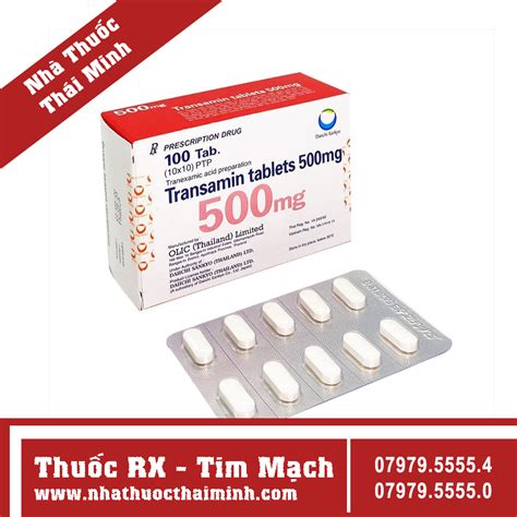 thuốc transamin | Thuc cm mu Transamin Tc dng liu