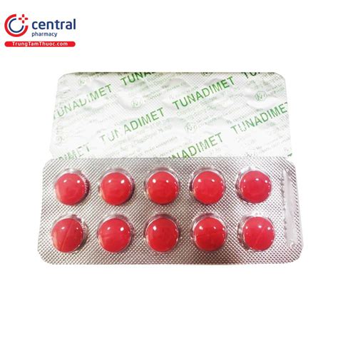thuốc tunadimet | Tunadimet 75mg iu tr bnh l tim