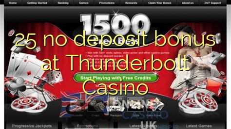 thunderbolt casino no deposit bonus 2019 ltet belgium