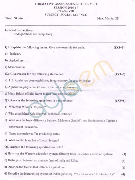 Read Thutong Exam Papers Social Sciences Grade 8 