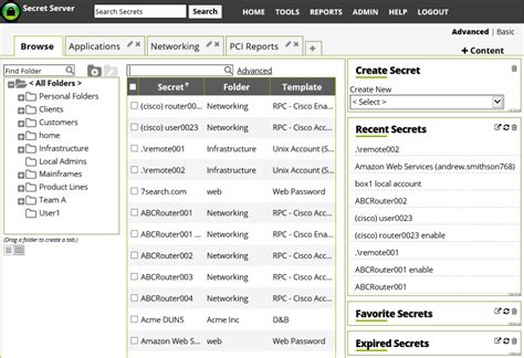 Thycotic Secret Server 5 Request