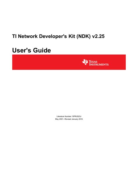 Read Online Ti Ndk User Guide 
