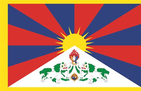 tibet flagga