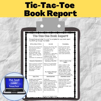 Tic Tac Toe Book Report