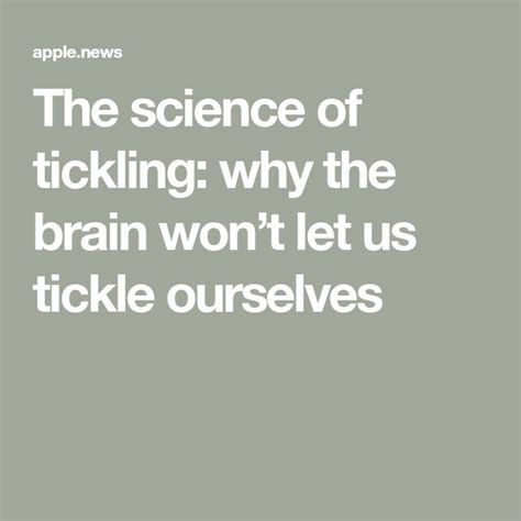 Tickle Tickle The Science Behind Being Ticklish And Tickle Science - Tickle Science