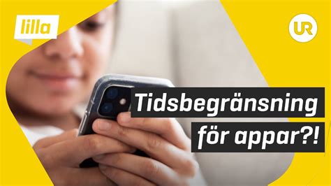 tidsbegränsning appar