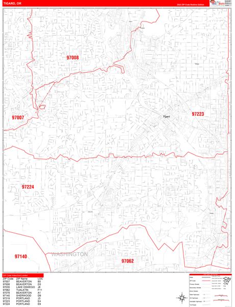 tigard oregon zip code