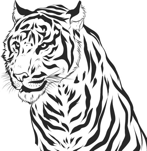 Tiger Coloring Page Free Coloring Pages Colouring Pages Of Tiger - Colouring Pages Of Tiger