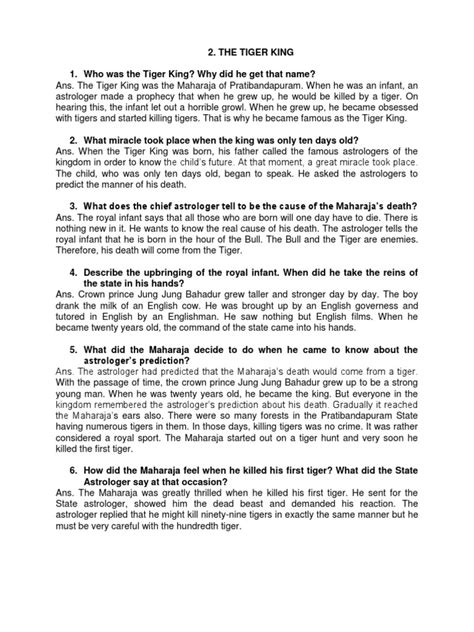 Tiger King Question Answers
