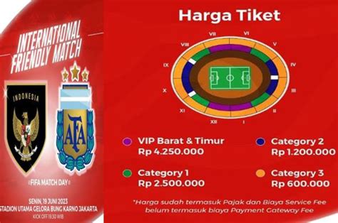 tiket indonesia vs argentina