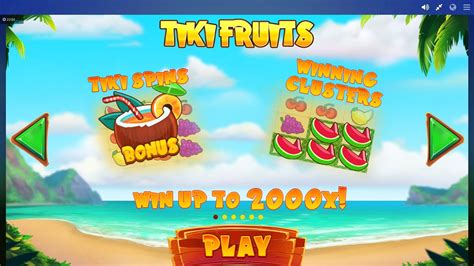 tiki fruits slot demo Online Casino spielen in Deutschland