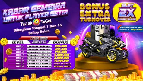 TIKTAKTOGEL 168：Tiktaktogel - Daftar dan Login Agen Resmi Situs Judi Slot Paling