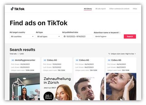 Tiktok Ad Library