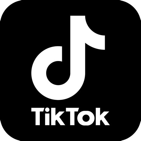 Tiktok Logo Black And White