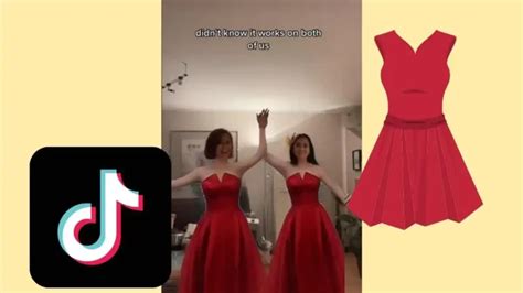Tiktok red dress