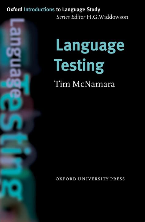 Tim Mcnamara Language Testing