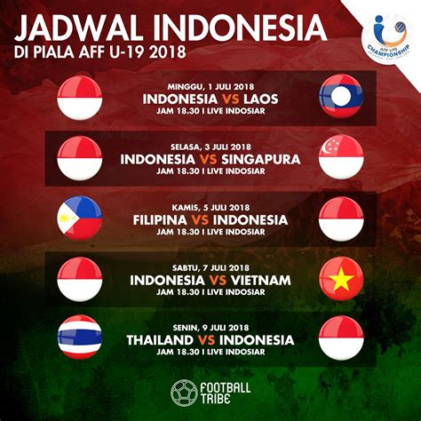 tim nasional sepak bola u-19 indonesia jadwal