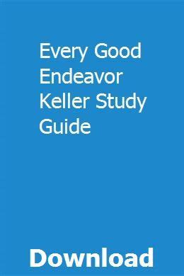 Full Download Tim Keller Every Good Endeavor Study Guide 