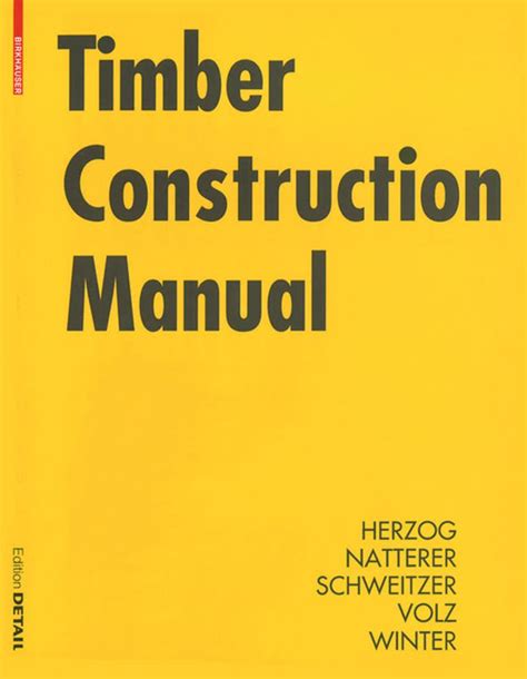 Full Download Timber Construction Manual Birkhauser 