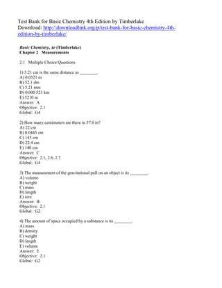 timberlake chemistry test ch 10 alkanes