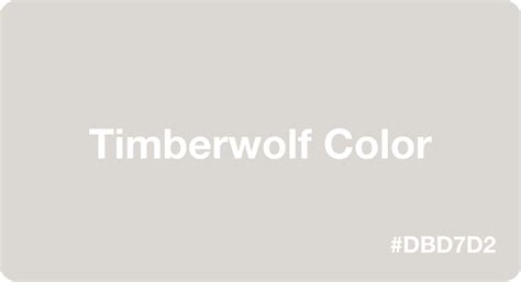 timberwolf color