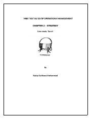 Timbuk2 Case Study Operations Management