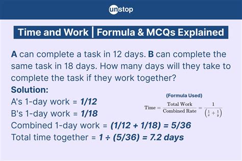 Time And Work Aptitude