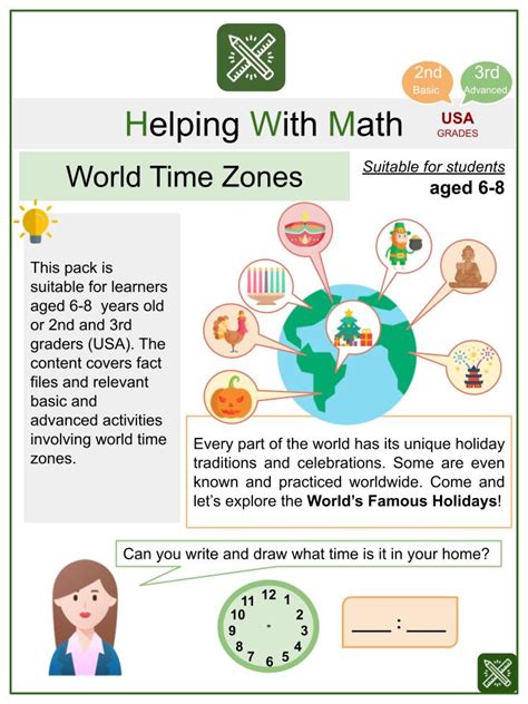 Time Around The World Worksheet Time Zones Twinkl Time Zone Worksheet Printables - Time Zone Worksheet Printables