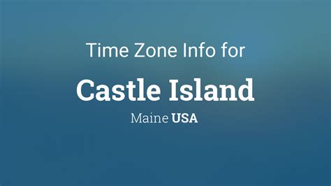 time at maine
