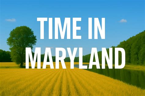 time at maryland