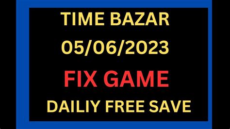 Time Bazar Fix