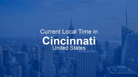time cincinnati ohio