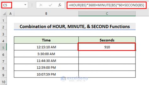 Time Convert To Seconds