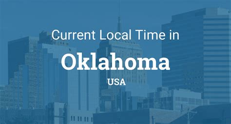 time difference oklahoma