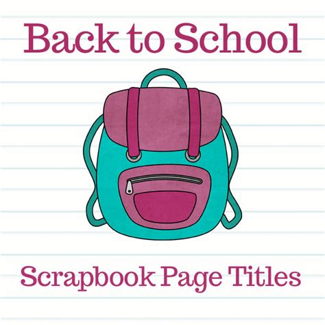 Time For School Scrapbook Page Title Ideas Scrapbooking Kindergarten Scrapbook - Kindergarten Scrapbook