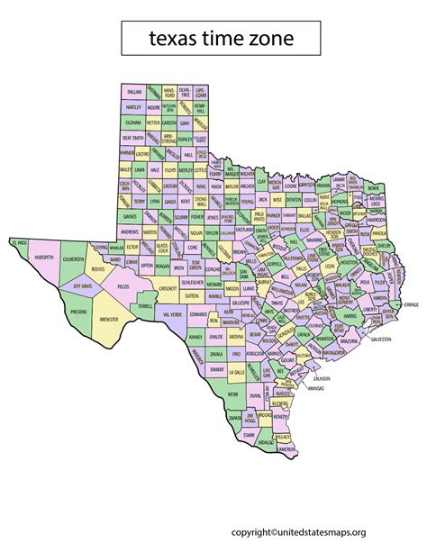 time in texas