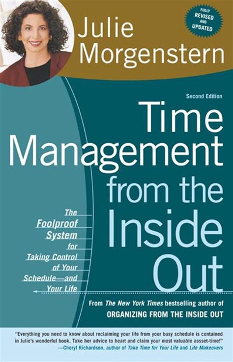 Time Management From The Inside Out Foolproof System For Taking Control Of Your Schedule And Life Julie Morgenstern