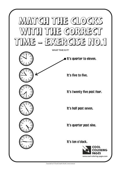 Time Matching Worksheet   Match The Times 1st Grade Math Worksheet Greatschools - Time Matching Worksheet