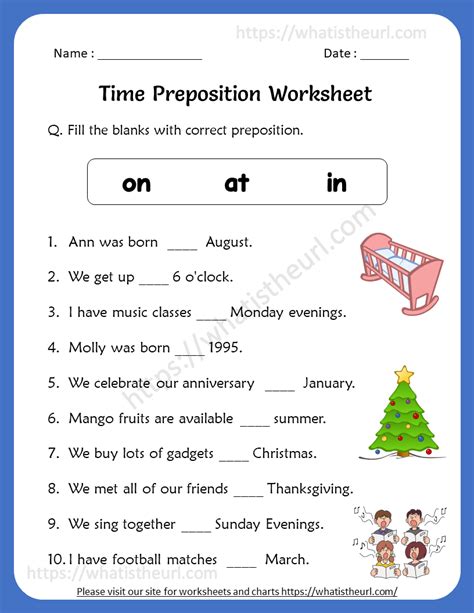 Time Prepositions Worksheets For 5th Grade Your Home Preposition Practice Worksheet 5th Grade - Preposition Practice Worksheet 5th Grade