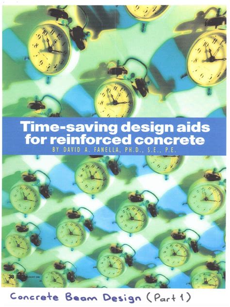 Time Saving Design Aids For Reinforced Concrete