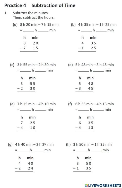 Time Subtraction