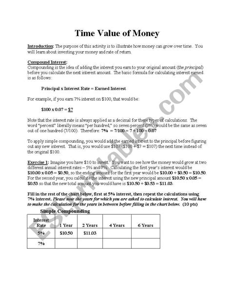 Time Value Of Money Worksheet   Time Value Of Money Calculations Video Tutorials Amp - Time Value Of Money Worksheet