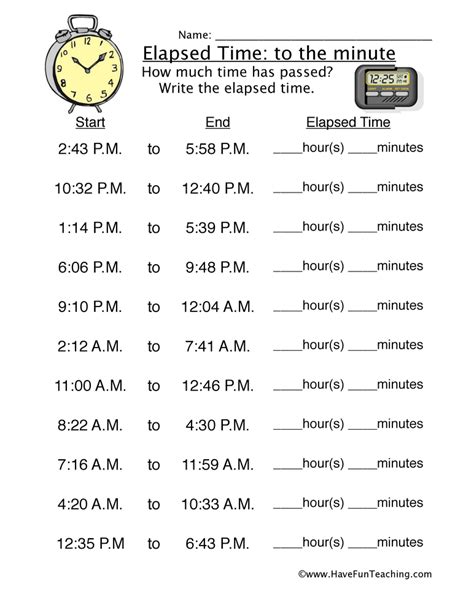 Time Worksheets Elapsed Time Worksheet 6th Grade - Elapsed Time Worksheet 6th Grade
