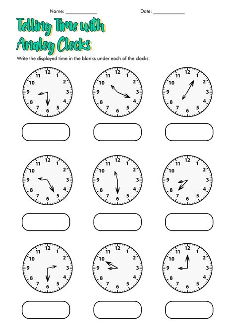 Time Worksheets For 2nd Grade Time 2nd Grade - Time 2nd Grade